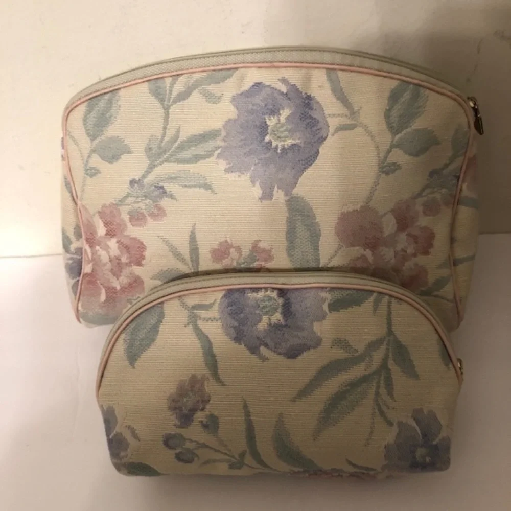 CHRISTIAN DIOR vintage 3 piece makeup cases
